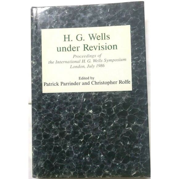 BUY 3..H G Wells Symposium Under Revision Proceeding of International VTG Book - Picture 1 of 8